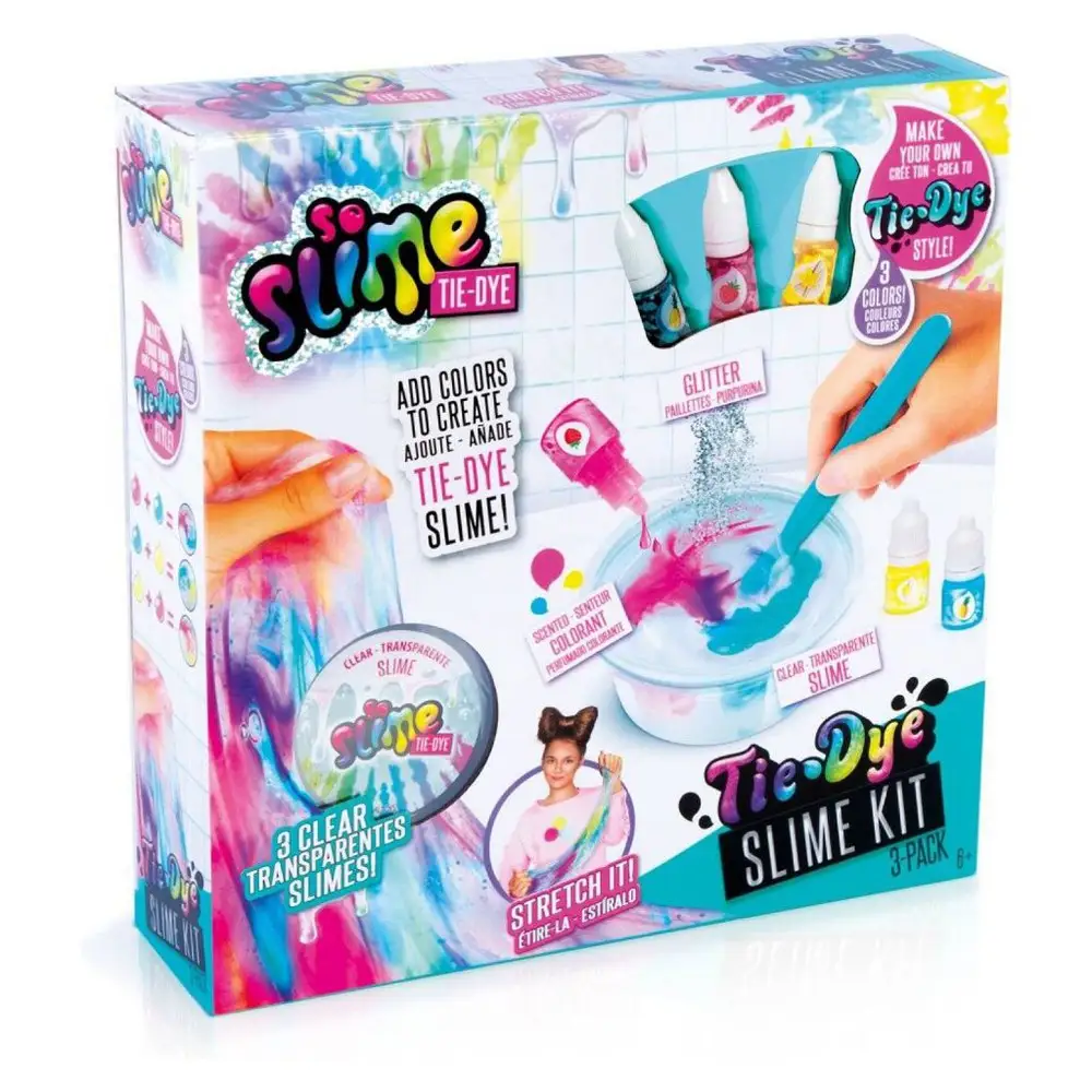 Slime Premade - Tie  Dye Kit