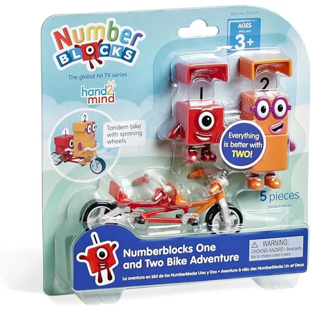 Numberblocks, Figures, One and Two Bike Adventure