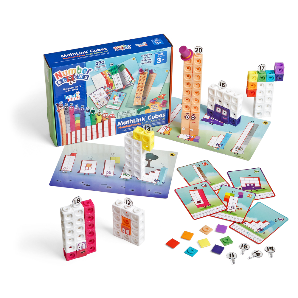 MATHLINK CUBES NUMBERBLOCKS 11-20 SET - Imagen 2