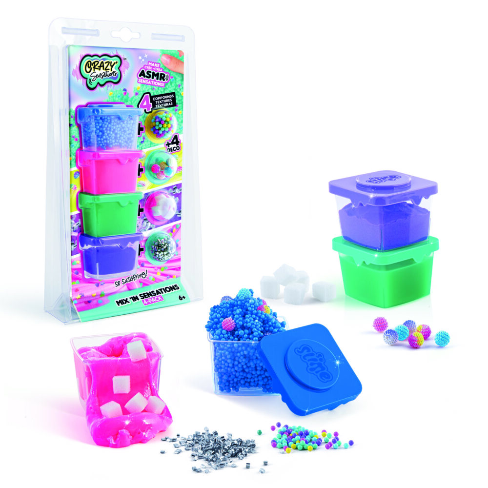 PACK 4 SLIMES CON INCLUSIONES