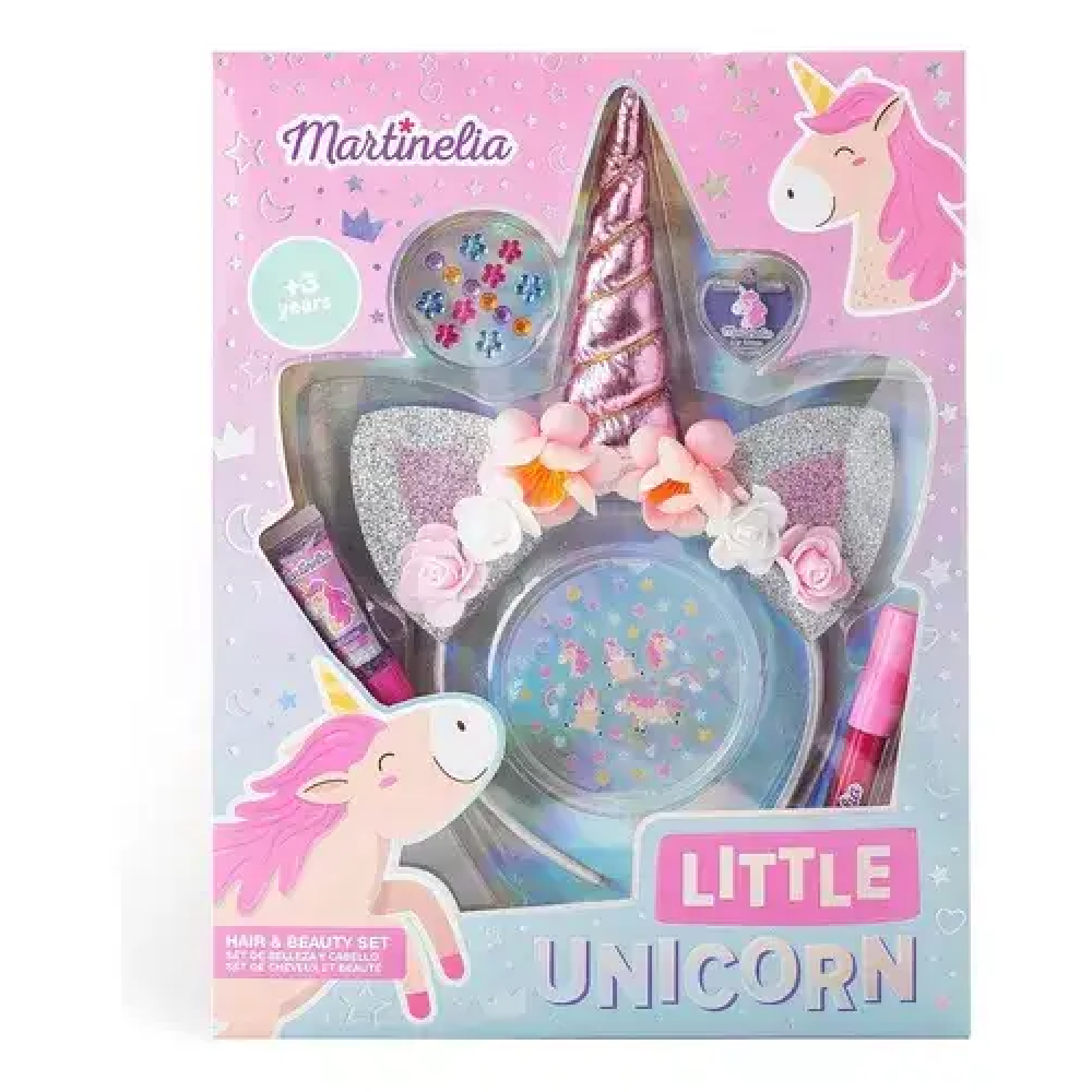 MARTINELIA LITTLE UNICORN HAIR & BEAUTY SET
