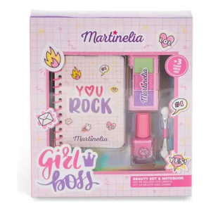 MARTINELIA  SET MAQUILLAJE CON BLOCK DE NOTAS