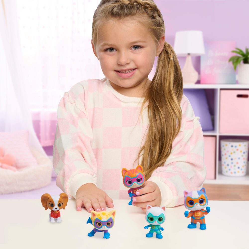 SuperKitties Hero Squad Figure Set - Imagen 4