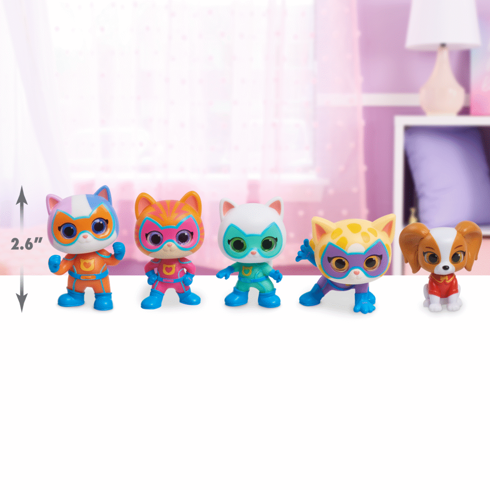 SuperKitties Hero Squad Figure Set - Imagen 3