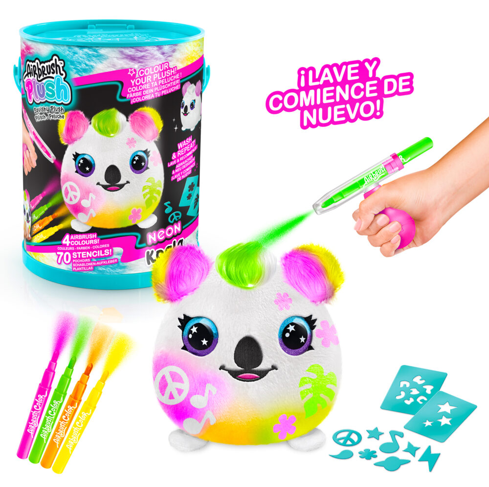 Airbrush Plush - Plush-Neon Can - Imagen 2