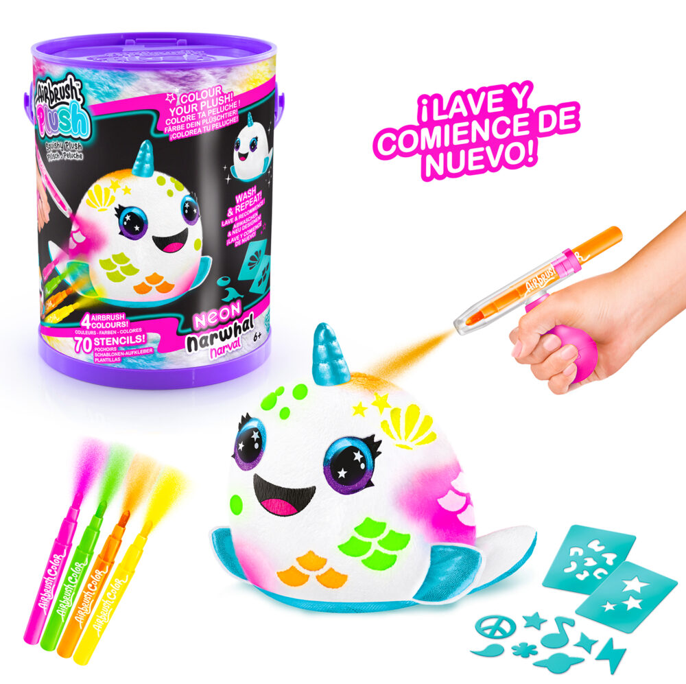 Airbrush Plush - Plush-Neon Can - Imagen 3