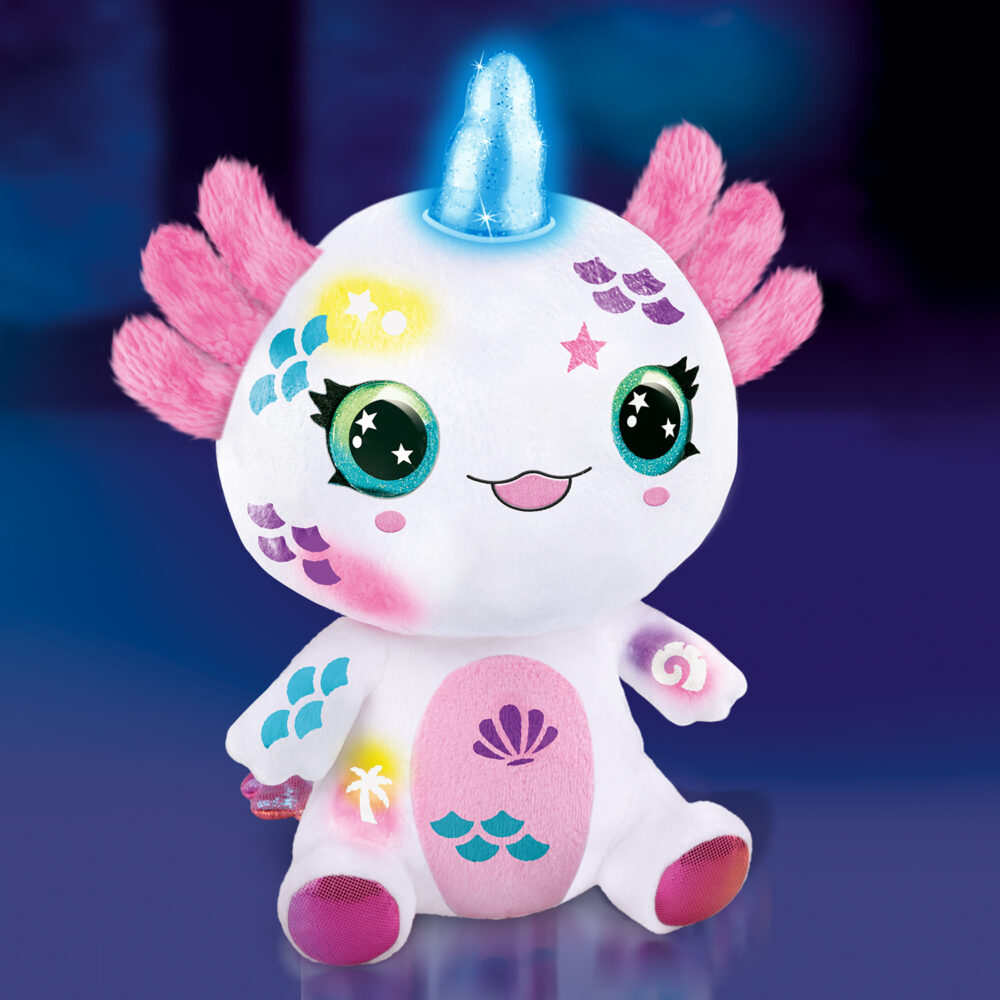 Airbrush Plush - Axolotlcorn Light Up - Imagen 4