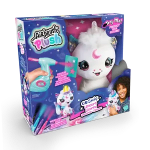 Airbrush Plush - Cosmic Unicorn Light Up