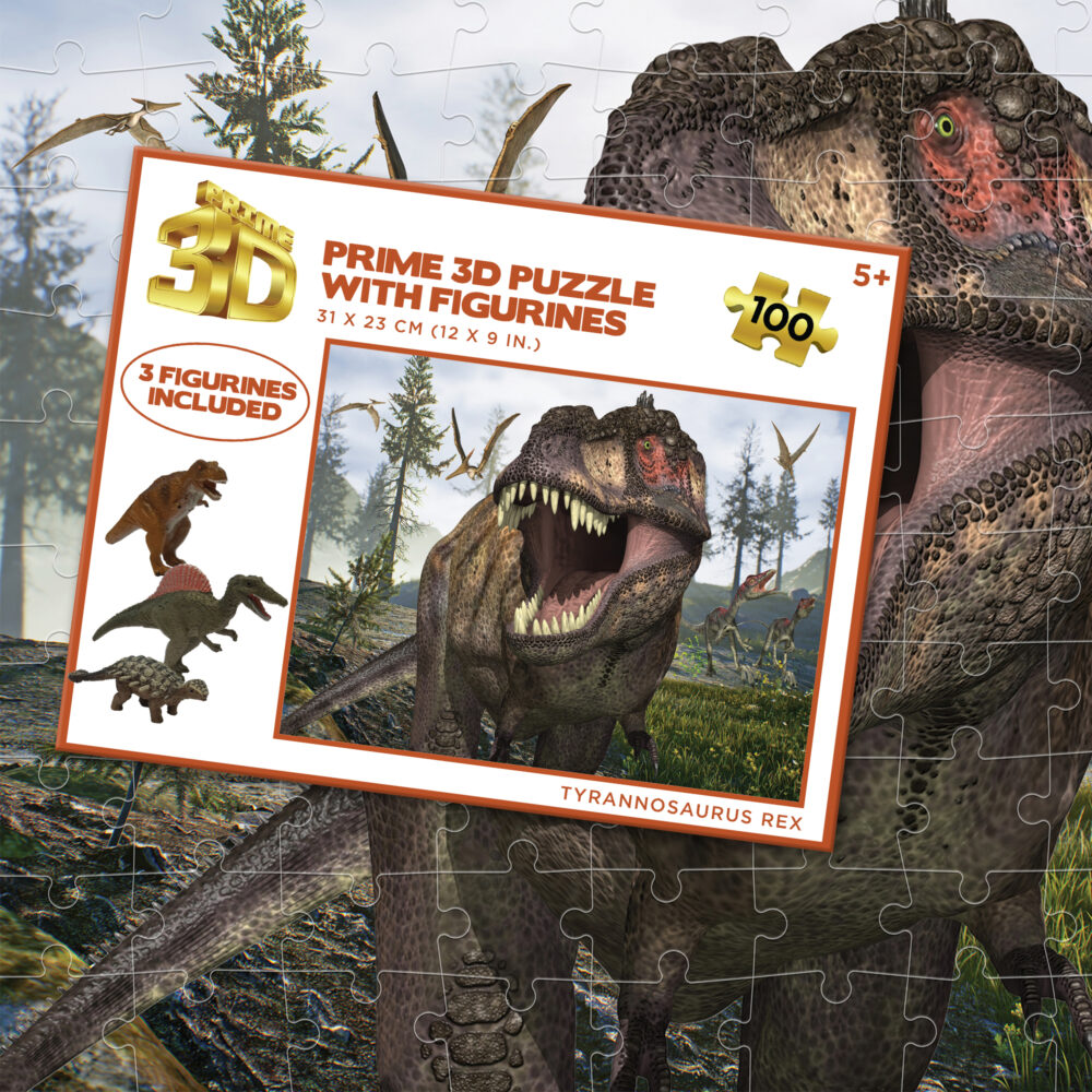 Puzzle 3D del Tyrannosaurus Rex de Jurassic World! - Imagen 4