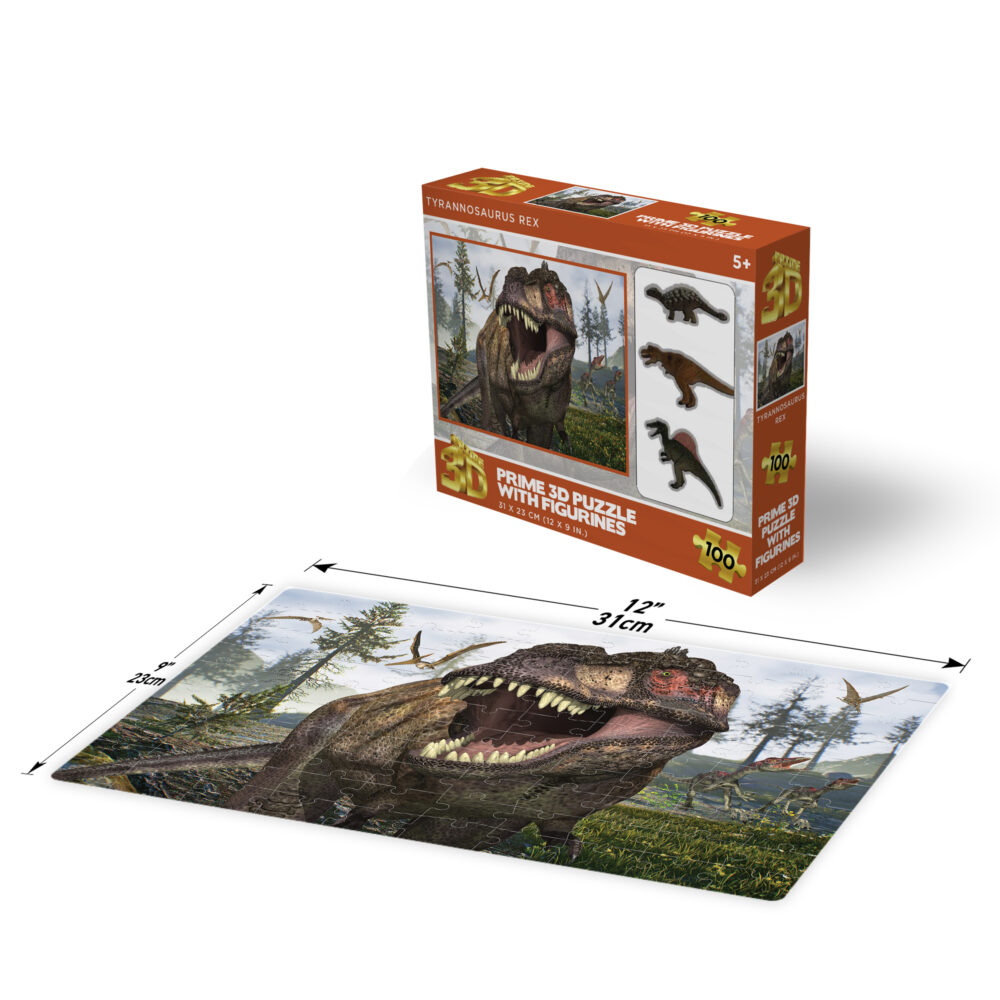Puzzle 3D del Tyrannosaurus Rex de Jurassic World! - Imagen 2