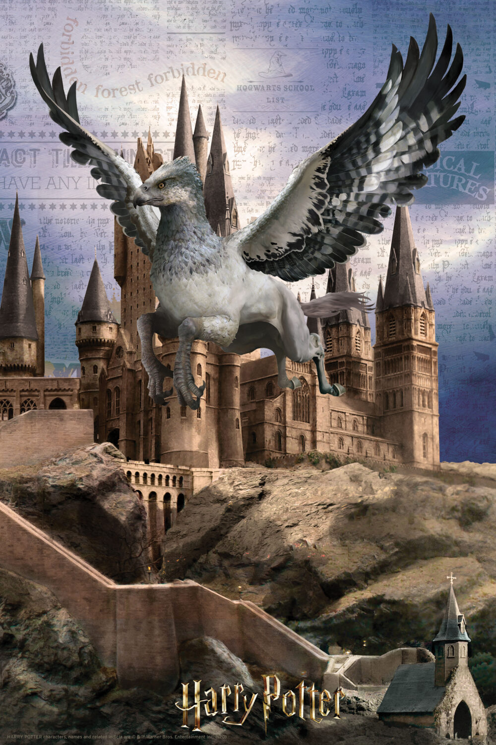 Puzzle 3D ¡Buckbeak en Hogwarts! - Imagen 3