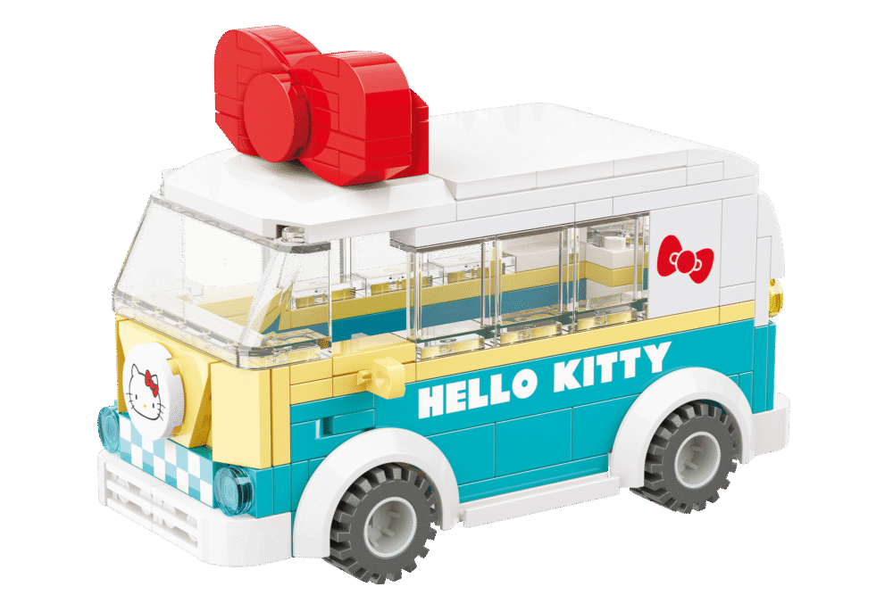 Hello Kitty Mini Bus Bloques de Construcción - Imagen 3