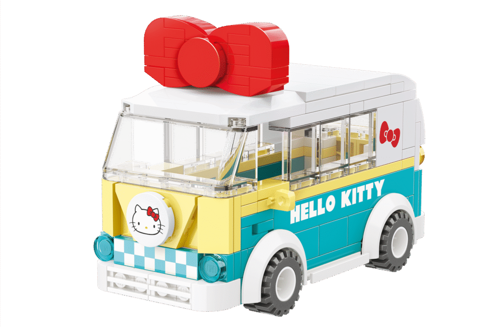 Hello Kitty Mini Bus Bloques de Construcción - Imagen 2