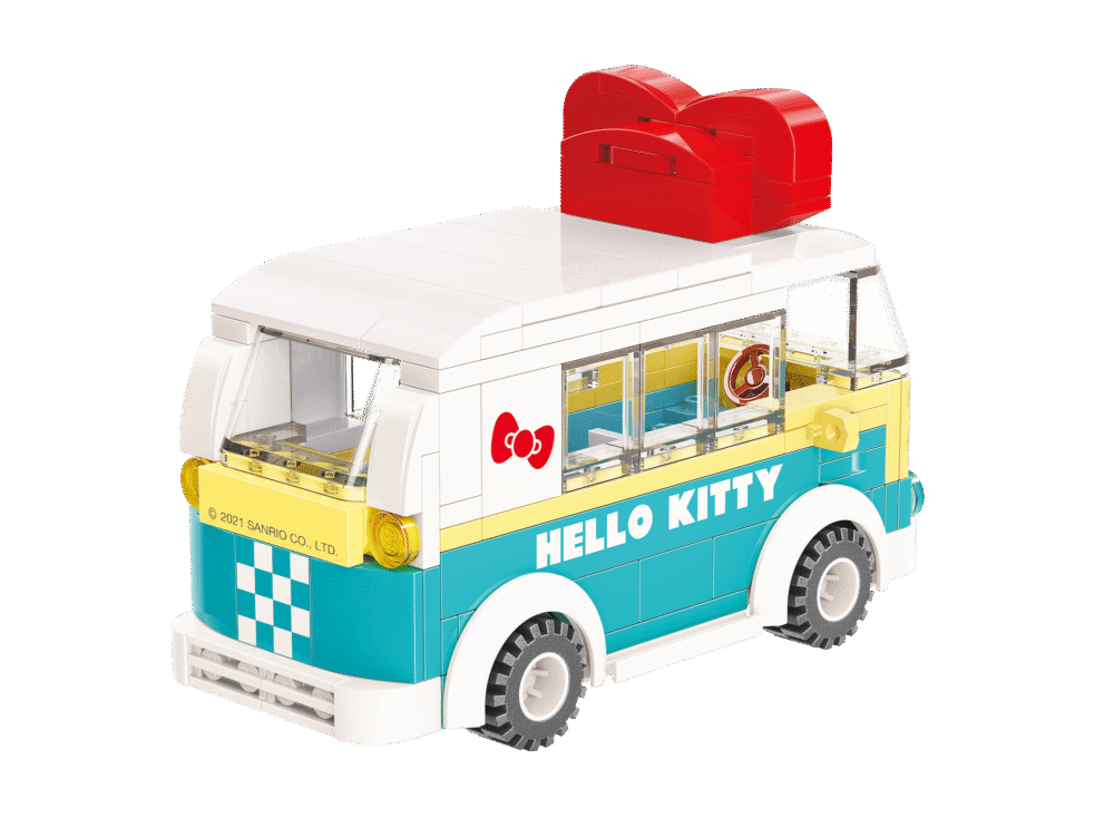 Hello Kitty Mini Bus Bloques de Construcción - Imagen 4