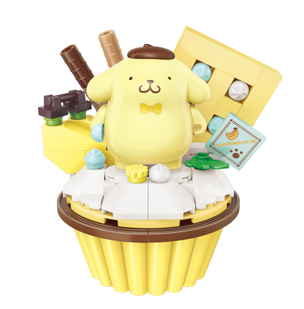 Pompompurin Cupcake – Dulce Set de Sanrio - Imagen 2