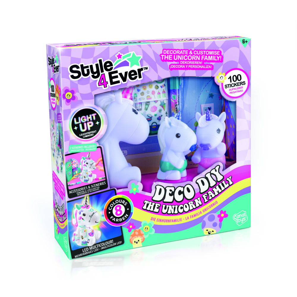 LAMPARA FAMILIA UNICORNIO  DIY PARA DECORAR