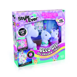 LAMPARA FAMILIA UNICORNIO  DIY PARA DECORAR