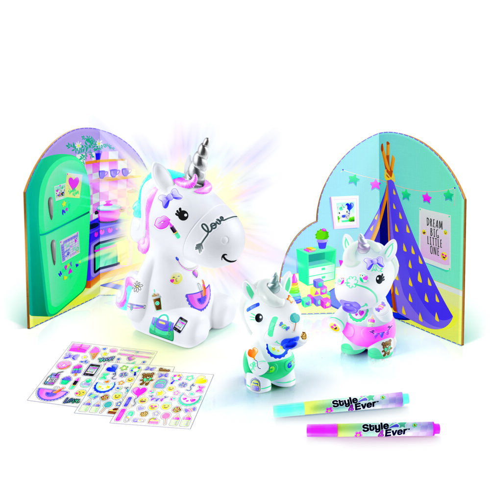 LAMPARA FAMILIA UNICORNIO  DIY PARA DECORAR - Imagen 3