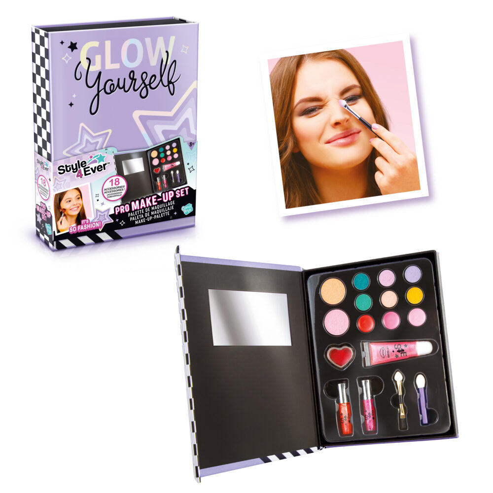 Portafolio de Maquillaje Infantil – Kit Completo con Sombras, Labiales y Accesorios - Imagen 2