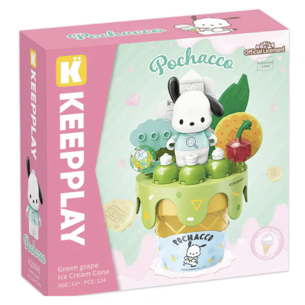 Playset Pochacco cono de helado