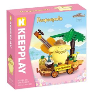 Pompompurin Musica en la playa