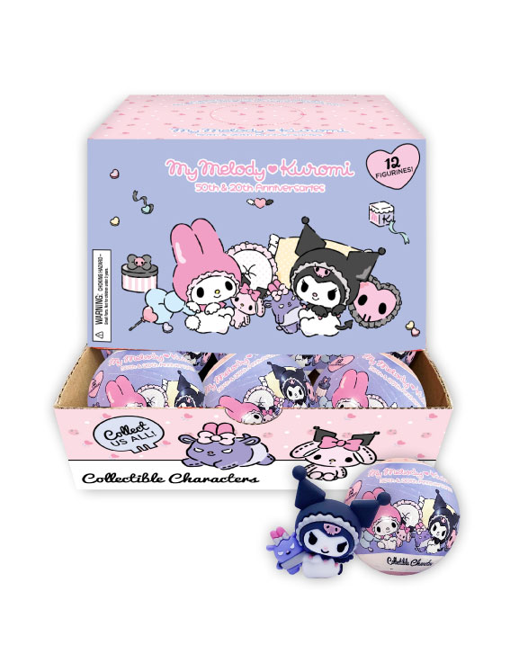PACK DE 4, coleccionables sorpresa kuromi y my melody - Blind box
